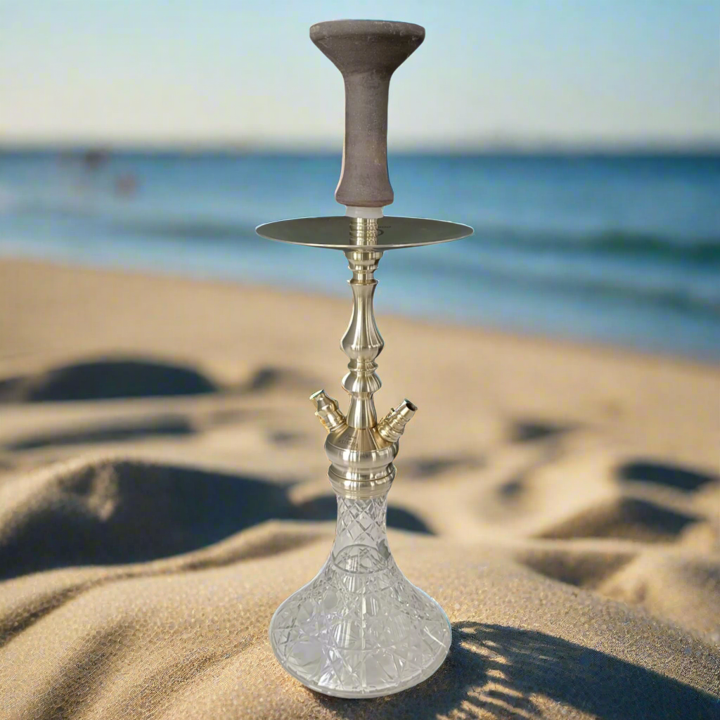 Buy Premium Cocoyaya Simba Hookah Gold/ Transparent Base