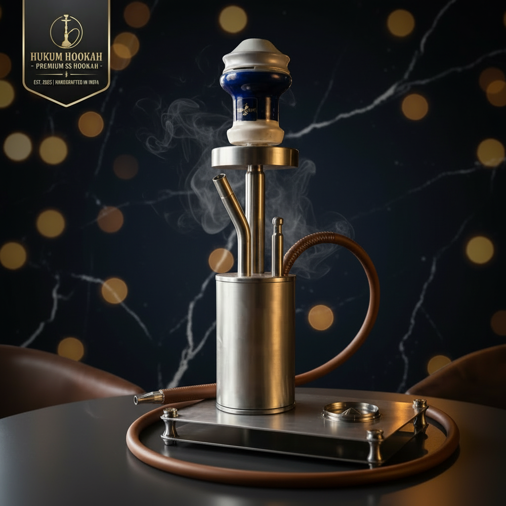 Hukum Premium SS Hookah for Home & Cafe