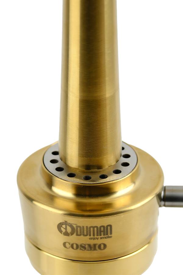 ODUMAN COSMO Hookah (Gold Body - Gold Glass) Output Knob