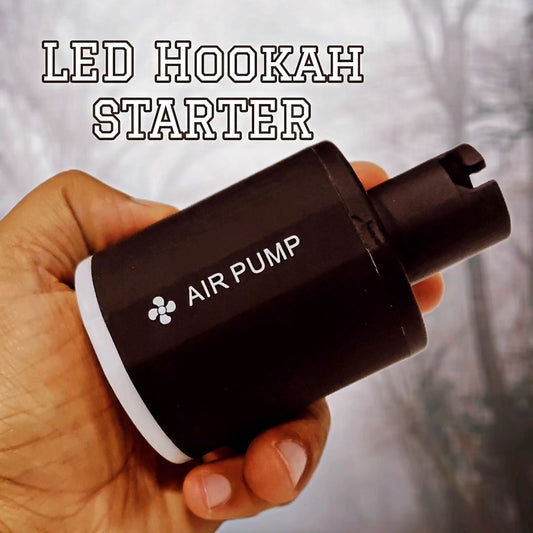 LED Hookah Starter Portable Air Pump (Rechargeable) - LuxuryHalt.in