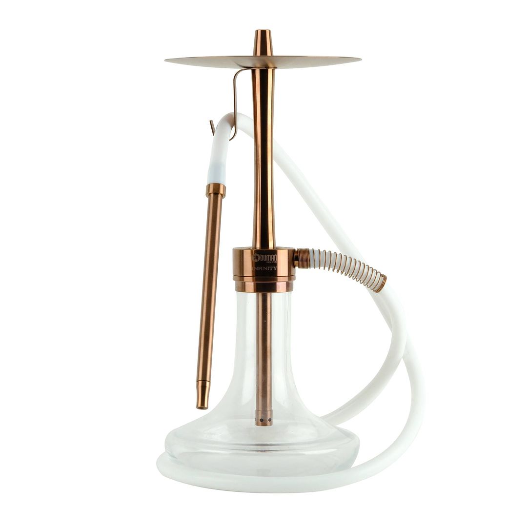Buy Oduman Infinity Bronze Stem Clear Base Hookah