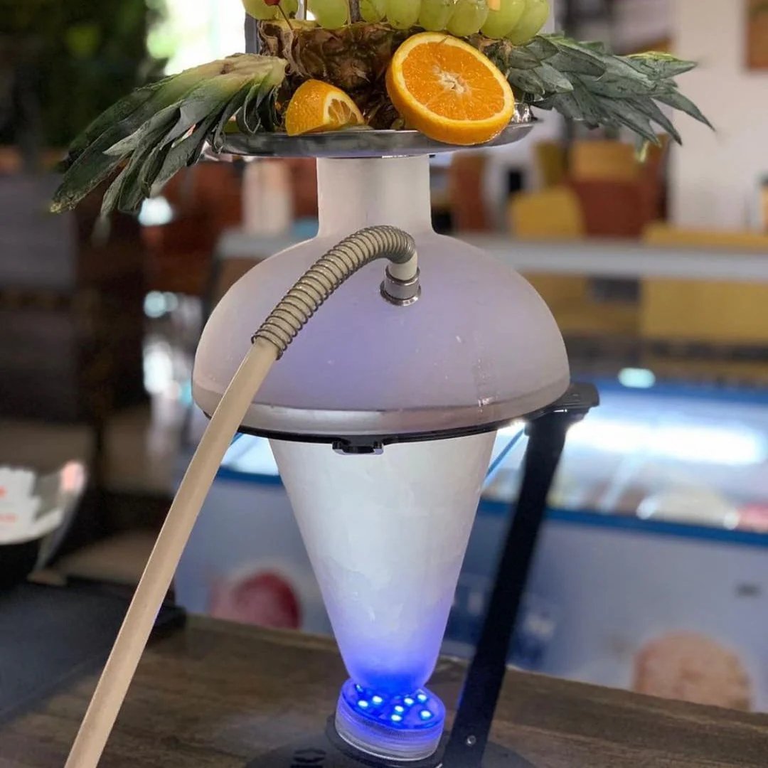 Oduman N5-Z Matt Glass Hookah - LuxuryHalt.in