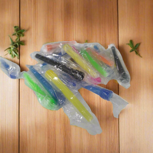 Hookah Coloured Mouth Tips / Filters Long (Pack of 50 Pcs) - LuxuryHalt.in