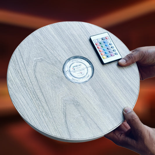 Buy Led Wooden Base Round Shape for all Hookahs