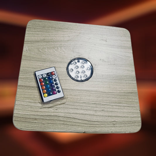 Order Led Wooden Base Square Shape for all Hookahs Online