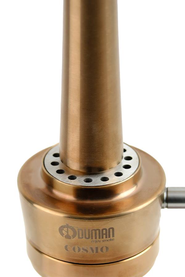 ODUMAN COSMO Hookah (Bronze Body - Clear Glass) Output flow Area