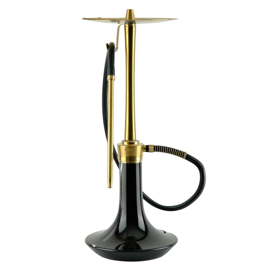 Oduman Cosmo Golden Body Black Base Royal Hookah