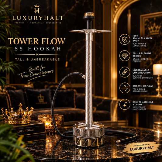 PURE SS HOOKAH FOR LUXURY LIFESTYLE