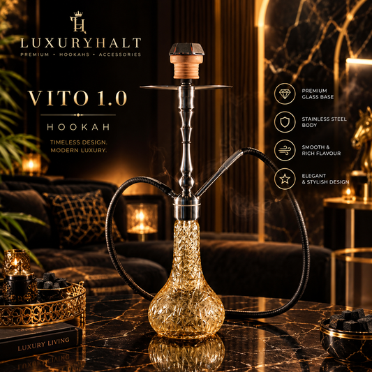 Vito 1.0 Stainless Steel Hookah